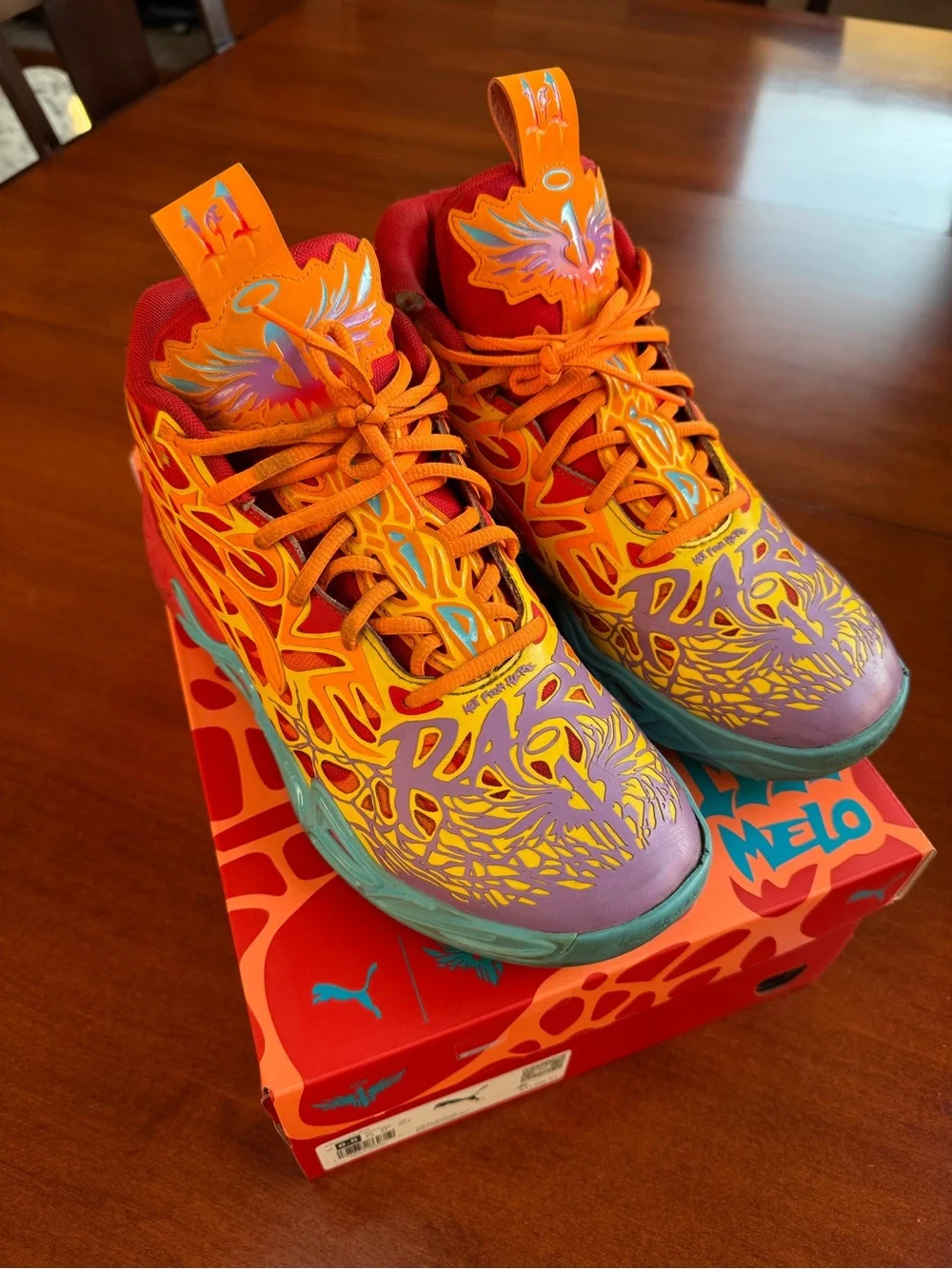 PUMA MB.04 Phoenix LaMelo Ball Basketball Shoes Men’s 8.5 With Box